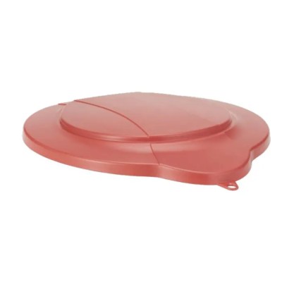Vikan 12L Polypropylene Red Bucket Lid with Metal Detectable Additive 365x310x40mm 56954