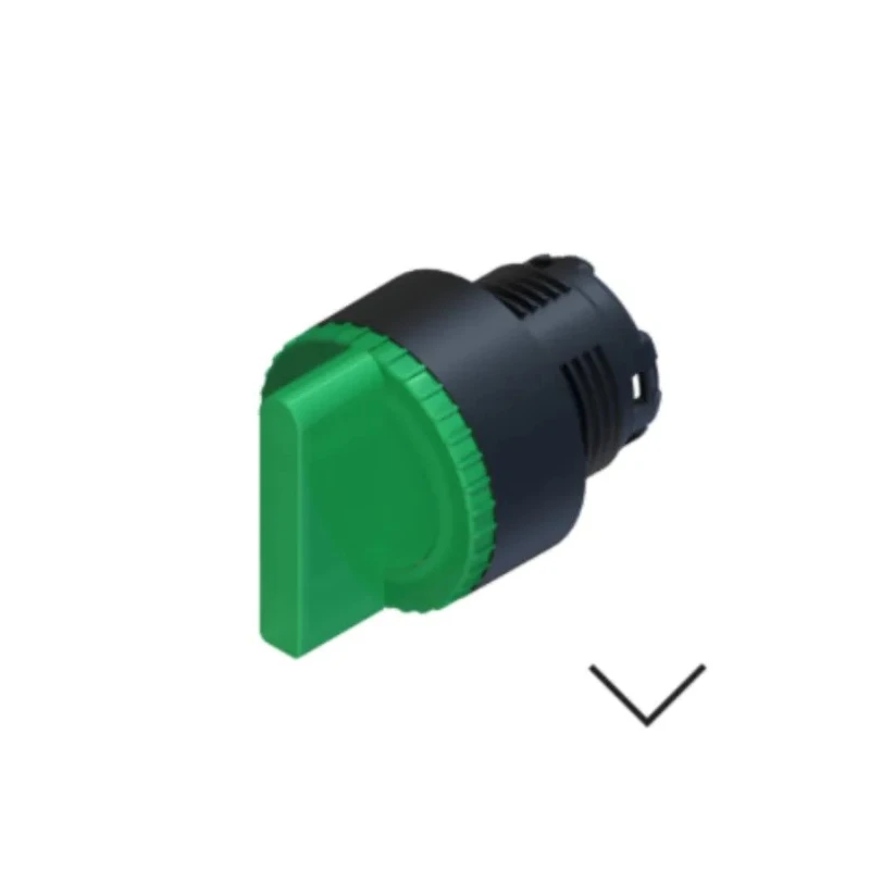 RS PRO 2 Position Illuminated Selector Switch Head, 22.5 mm Cutout, Green Handle, IP65 238-3934
