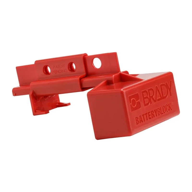 Brady Red 2-Lock Electrical Plug Lockout Device ABS Material 7.87mm Shackle Diameter 150841