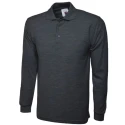 Uneek Charcoal Polyester, Cotton Polo Shirt Size XL UC113