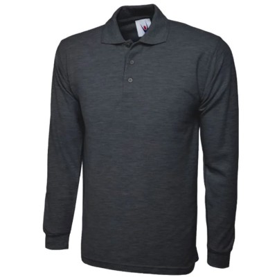 Uneek Charcoal Polyester, Cotton Polo Shirt Size XL UC113