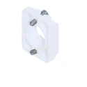 RS PRO Push Button Support Base for Use with ECX1 Series Thermoplastic Material Italy ECX1