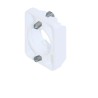RS PRO Push Button Support Base for Use with ECX1 Series Thermoplastic Material Italy ECX1