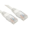 RS PRO Cat5e Ethernet Cable 1 m White RJ45 Male to RJ45 Male U/UTP PVC 240-6341
