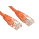 RS PRO Cat5e Ethernet Cable 2 m Orange RJ45 Male to RJ45 Male U/UTP PVC 240-6344