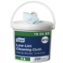 Tork Turquoise Cloths for Cleaning, Dry Use, Plastic, 200 Per Pack, 30 x 16.5 cm, Single Use 190492