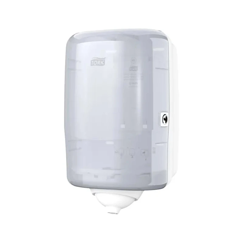 Tork Mini Wipe Dispenser Wall Mounted Plastic White Dimensions 191x321x180mm 473177