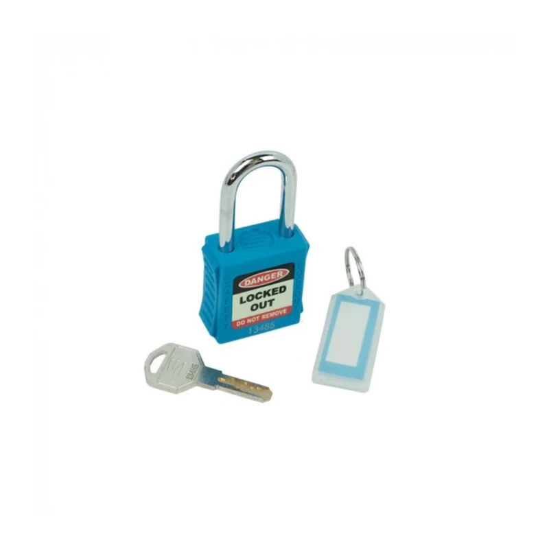 Spectrum Industrial Key Nylon Safety Padlock Weatherproof 6 mm Shackle S2198