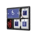 Fulleon Wired Emergency Assist Alarm Outstation Stainless Steel Digital Voice Communication EAA16-LS