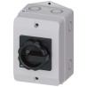 Siemens Enclosed Fuse Switch Disconnector 3-Pole 25A Mechanical Fuse Size RK5 Model 3LD2164-1GS51