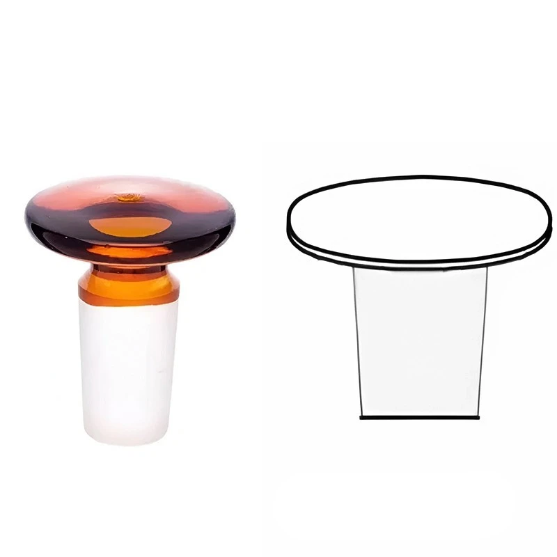 Interchangeable Ground Joint Stoppers for Bottles & Flasks Lab image-1