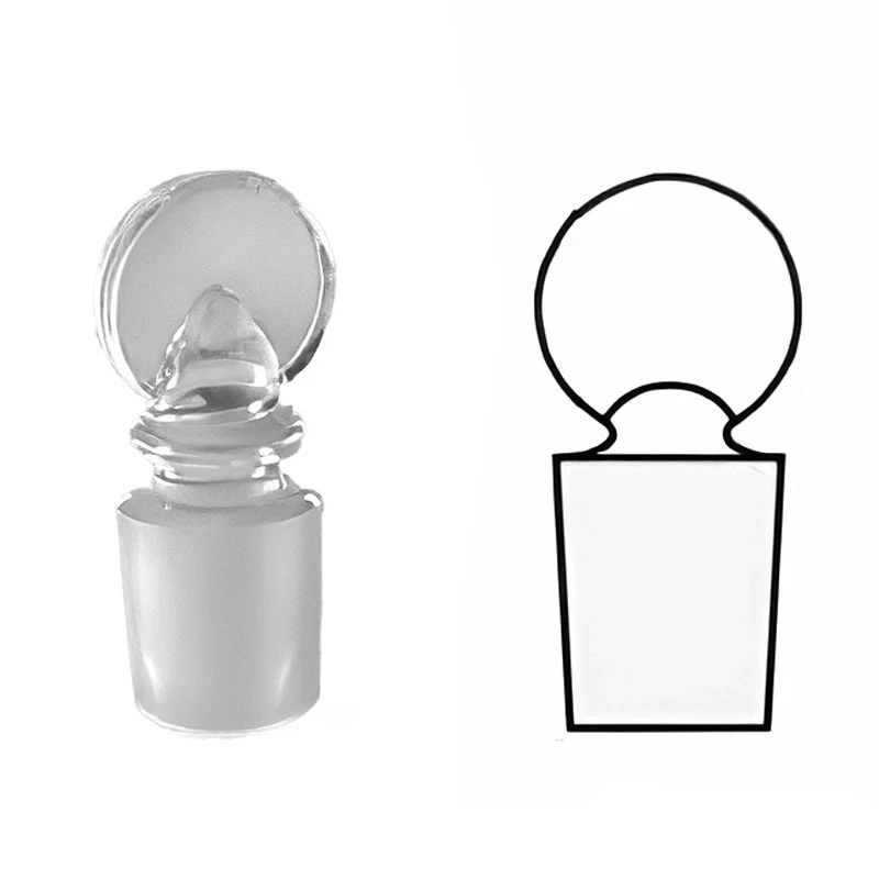  Interchangeable Ground Joint Stoppers for Bottles & Flasks Lab image-2