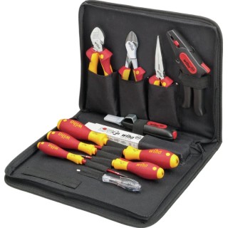 Wiha 13 Piece Electrician Tool Kit with Pouch VDE 1000V Approved 36389