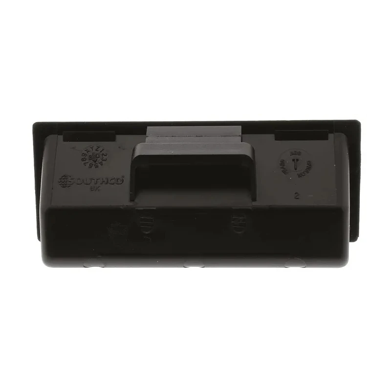 Southco Textured Matt Black Plastic Lift or Pull Handle 17 mm Height, 35.8 mm Width, 82.5 mm Length P2-41