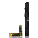 RS PRO LED Torch Black, Aluminium Housing, 375 Lumen, IP68 Rated, 151 mm Length Model 239-7014
