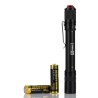 RS PRO LED Torch Black, Aluminium Housing, 375 Lumen, IP68 Rated, 151 mm Length Model 239-7014