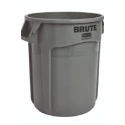 Rubbermaid Commercial Products Brute Wheeled 44gal Grey Polypropylene Waste Bin 2131929