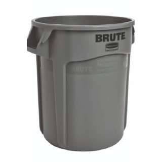 Rubbermaid Commercial Products Brute Wheeled 44gal Grey Polypropylene Waste Bin 2131929
