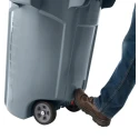 Rubbermaid Commercial Products Brute Wheeled 44gal Grey Polypropylene Waste Bin 2131929