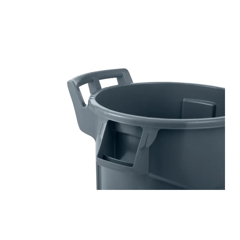Rubbermaid Commercial Products Brute Wheeled 44gal Grey Polypropylene Waste Bin 2131929