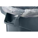 Rubbermaid Commercial Products Brute Wheeled 44gal Grey Polypropylene Waste Bin 2131929