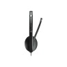 EPOS On Ear Headset Noise Cancelling Microphone White Black Adapt 160T 1000901