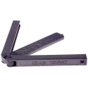 RS PRO Medium Rectangular Diamond Abrasive Folding Sharpening Stone 102 mm x 19 mm x 229 mm 315-6099