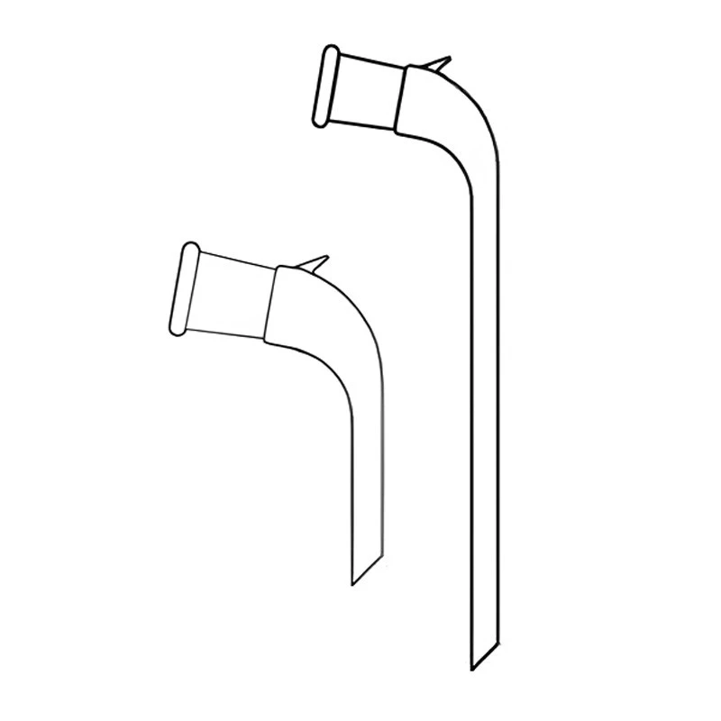  Receiver Adapters Plain Bend Short/Long for lab image-2