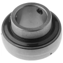 SKF Ball Bearing Insert, 25.4 mm ID, 52 mm OD, Set Screw Locking, Pressed Steel, 7000 rpm Limiting Speed YAR 205-100-2F