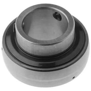 SKF Ball Bearing Insert, 25.4 mm ID, 52 mm OD, Set Screw Locking, Pressed Steel, 7000 rpm Limiting Speed YAR 205-100-2F