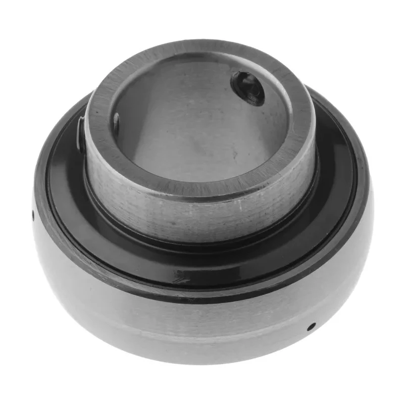 SKF Ball Bearing Insert, 25.4 mm ID, 52 mm OD, Set Screw Locking, Pressed Steel, 7000 rpm Limiting Speed YAR 205-100-2F