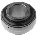 SKF Ball Bearing Insert, 25.4 mm ID, 52 mm OD, Set Screw Locking, Pressed Steel, 7000 rpm Limiting Speed YAR 205-100-2F