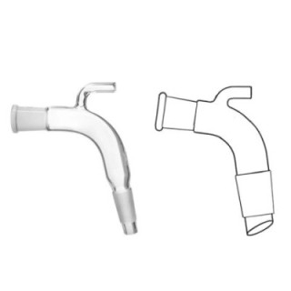 Receiver Adapters Bend With Vent for lab image-1