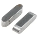 RS PRO Steel Feather Key 3 mm Height 12 mm Length 3 mm Width Model 302-3949