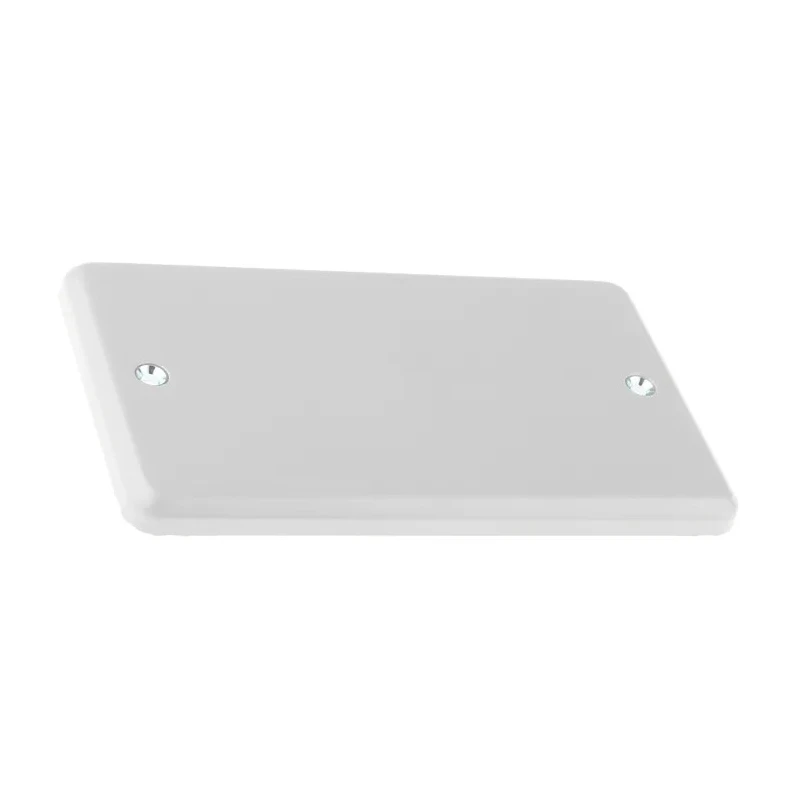 MK Electric Silver Metal 2 Gang Blanking Plate Metal Clad Series K3369 ALM