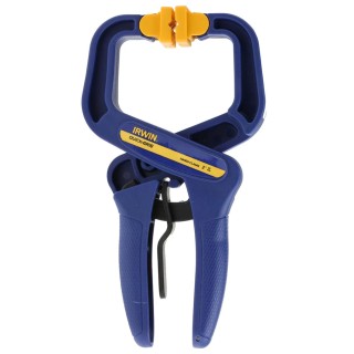 Record 55 mm x 50 mm Blue Resin Spring Clamp with Non-Marking Swivel Pads T59200ECD