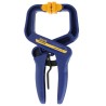 Record 55 mm x 50 mm Blue Resin Spring Clamp with Non-Marking Swivel Pads T59200ECD