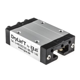 Igus Linear Guide Carriage drylin T Series Aluminium Carriage 74mm Length 47mm Width 4kN Static Load TW-01-15