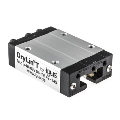 Igus Linear Guide Carriage drylin T Series Aluminium Carriage 74mm Length 47mm Width 4kN Static Load TW-01-15