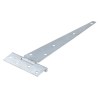RS PRO Galvanised Steel Tee Hinge with a Fixed Pin, Free Swinging, 304.8 mm Length 297-8630