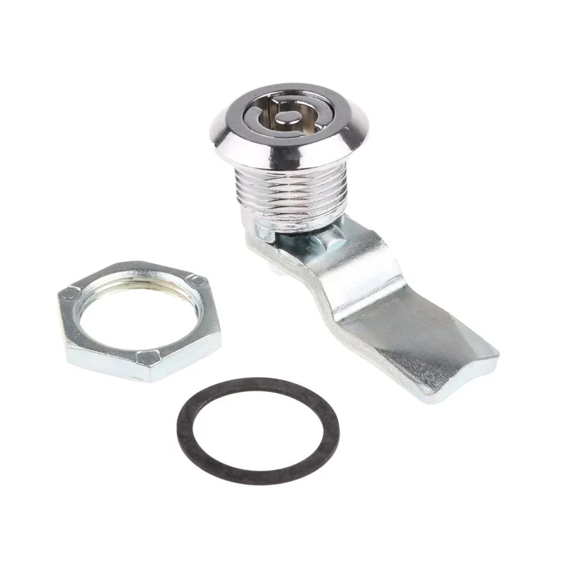 Steinbach & Vollman 25 mm Panel-to-Tongue Camlock with 20.2 x 20.2 mm Cutout, Key Unlock 450-9955