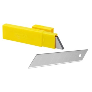 Stanley Flat Snap-Off Blade 25 mm 0.7 mm, 10 Pieces Snap-Off Blade 0-11-325