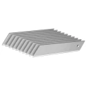 Stanley Flat Snap-Off Blade 25 mm 0.7 mm, 10 Pieces Snap-Off Blade 0-11-325