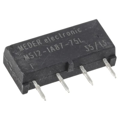Meder Normally Open SPNO Micro SIL Reed Relay with Integral Coil Protection Diode MS12-1A87-75L
