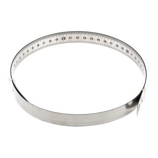 MikronTec Stainless Steel 1 m Flexible Metric Ruler Hardened Spring Band Steel 18mm Width 901 1000MM