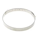 MikronTec Stainless Steel 1 m Flexible Metric Ruler Hardened Spring Band Steel 18mm Width 901 1000MM