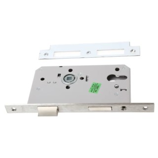 Briton Cylindrical Sash Lock Stainless Steel Forend Steel Case 165mm Height 5420.60.S.SS