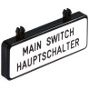 Siemens Switch Disconnector Mounting Component Label 3LD9286-1A