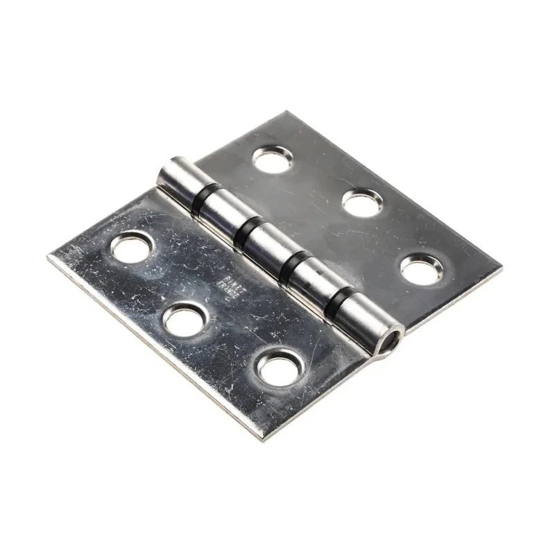 Pinet Stainless Steel Butt Hinge with Removable Pin, Screw Fixing, 75 mm x 80 mm x 2 mm 330-8262