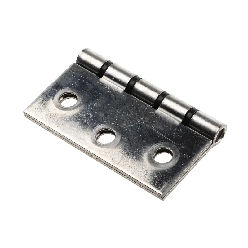Pinet Stainless Steel Butt Hinge with Removable Pin, Screw Fixing, 75 mm x 80 mm x 2 mm 330-8262